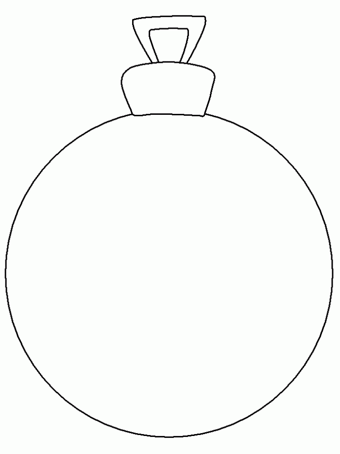 Free Christmas Ornament Coloring Pages Coloring Home