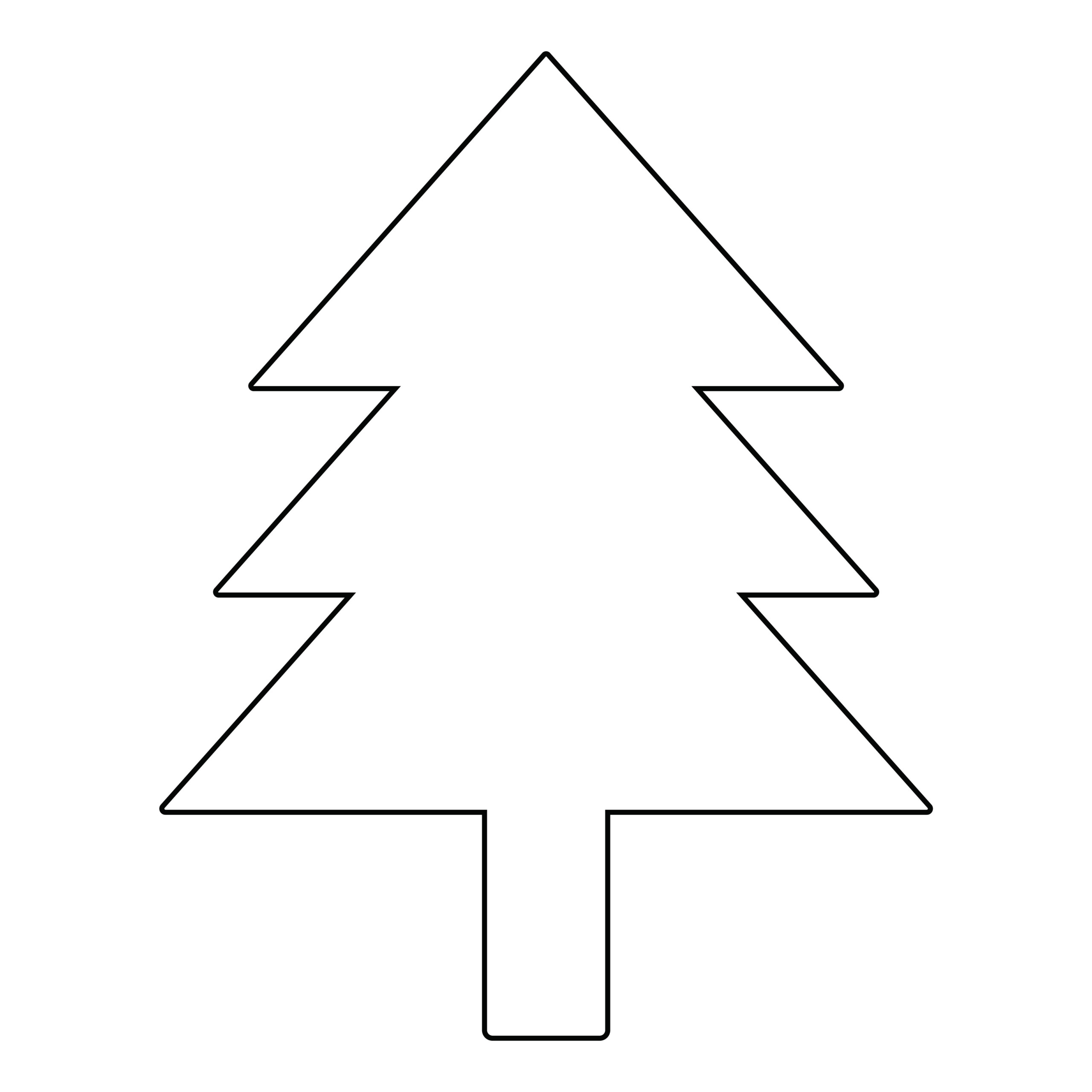 Free Christmas Tree Templates For Sewing FREE PRINTABLE TEMPLATES
