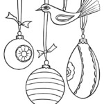 Free Coloring Pages Christmas Ornaments Coloring Page