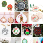 Free Holiday SVG File For Wood Ornaments Christmas Svg Files Free