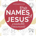 FREE Names Of Jesus Printable Ornaments One Thing Alone Names Of