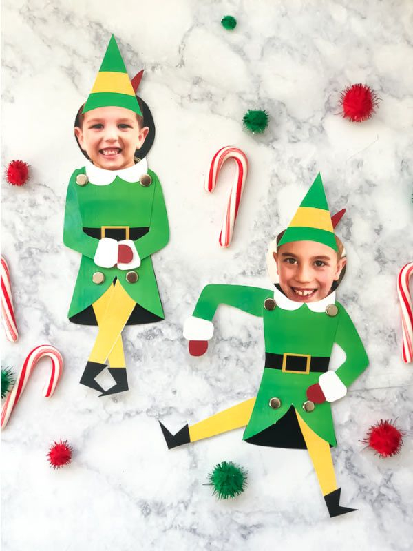 Free Printable Buddy The Elf Craft For Kids Christmas Crafts For Kids 