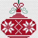 Free Printable Christmas Ornament Cross Stitch Patterns