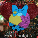Free Printable Nightmare Before Christmas Sally Ornament Craft DIY