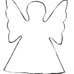 Free Printable Paper Angel Template Printable Templates