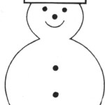 Free Printable Snowman Template Christmas Ornament Template
