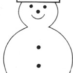 Free Printable Snowman Template Christmas Ornament Template Felt