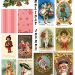 Free Printable Vintage Christmas Pictures Printable Free Templates