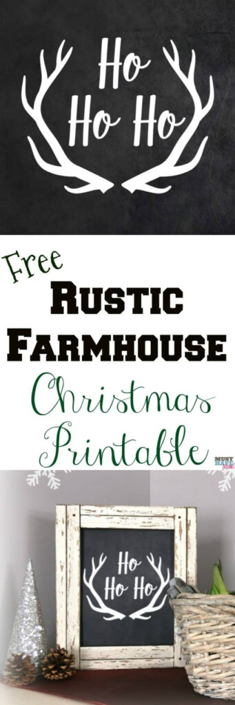 Free Rustic Farmhouse Chalkboard Printable Must Have Mom