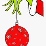 Grinch Hand Holding Ornament Printable