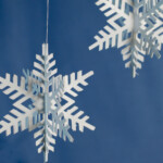 How To Make 3D Paper Snowflake Ornaments