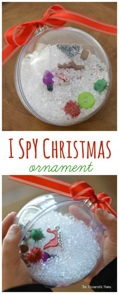 I Spy Ornaments Kids Christmas Ornaments Grandma Christmas Ornament 
