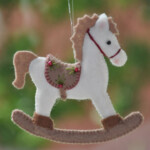 Image Result For Felt Horse Ornament Adornos Navidad Fieltro Fieltro