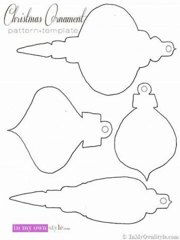 Image Result For Free Printable Felt Christmas Ornament Templates 