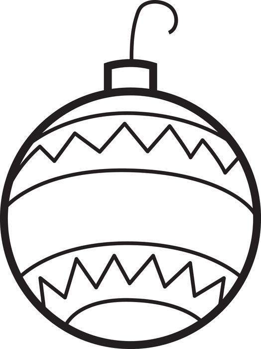 Inesyfederico clases Christmas Ornaments Coloring Pages