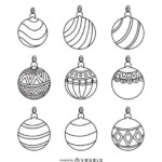 Inilah 15 Christmas Ornament Clip Art To Color Terupdate