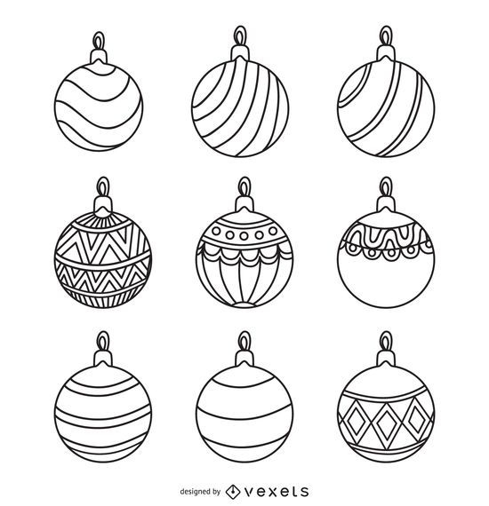 Inilah 15 Christmas Ornament Clip Art To Color Terupdate