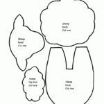 Lamb Template Sheep Template Applique Templates Templates Printable