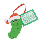 Legend Of The Pickle Christmas Ornament Craft Kit Christmas Pickle