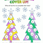 Math Christmas Ornaments Worksheets Printable Multiplication Flash Cards