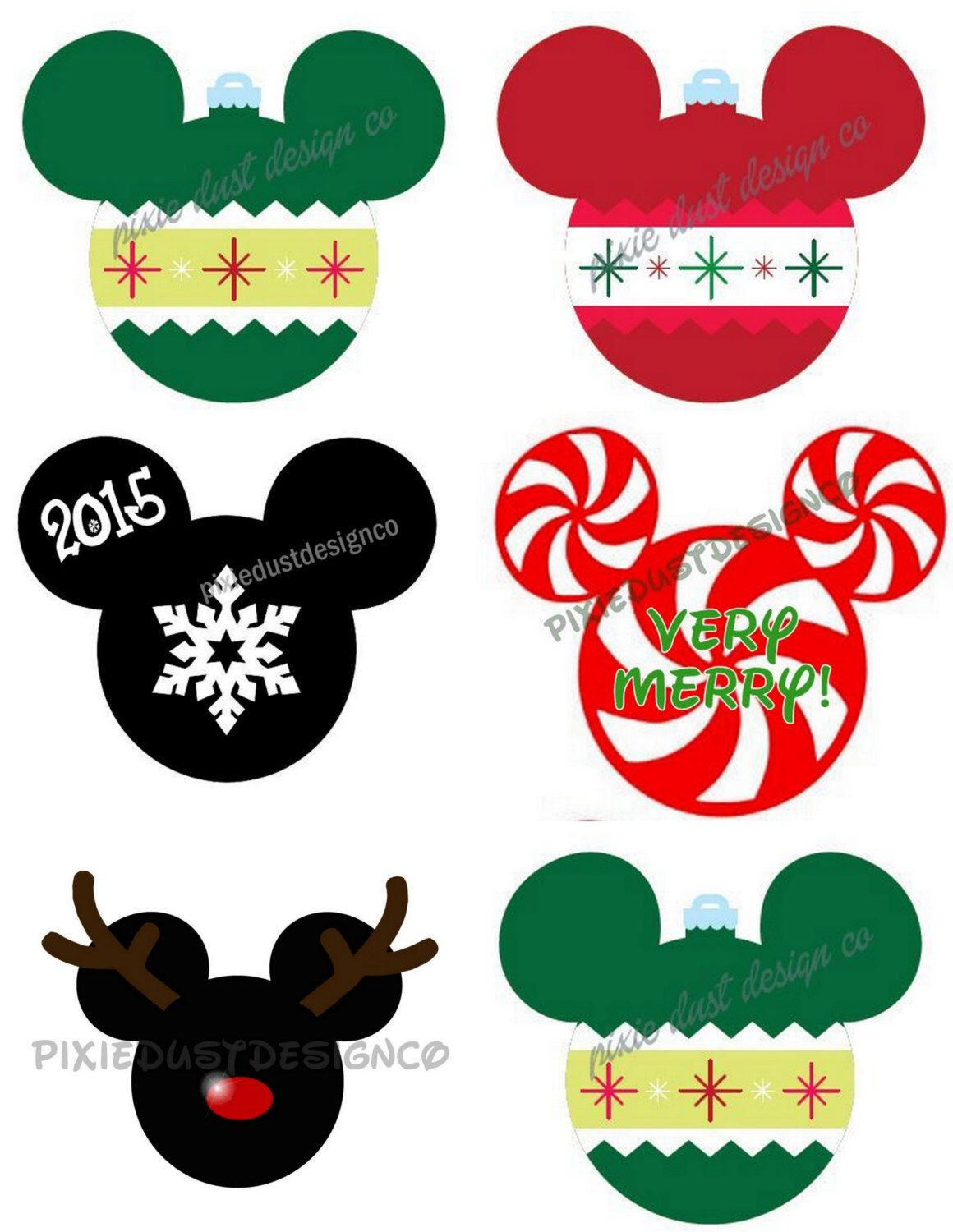 Mickey And Minnie Inspired Christmas Ornament T shirt Etsy Disney 