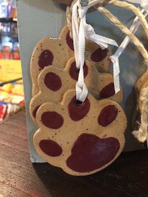 MSU Paw Print Ornament