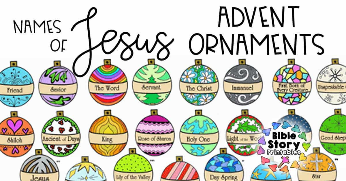 Names Of Jesus Advent Calendar Printable Shopmall my