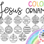 Names Of Jesus Advent Ornaments Bible Story Printables