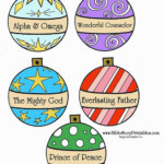 Names Of Jesus Advent Ornaments Bible Story Printables Jesus Crafts