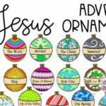 Names Of Jesus Advent Ornaments Bible Story Printables Names Of