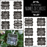 Names Of Jesus Ornaments Printable Printable Word Searches