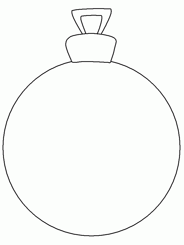 Ornament Christmas Coloring Pages Coloring Book Printable Christmas 