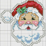 Papa Noel Santa Cross Stitch Cross Stitch Christmas Ornaments Xmas