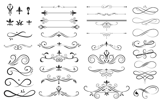 Premium Vector Collection Set Of Label Ornament