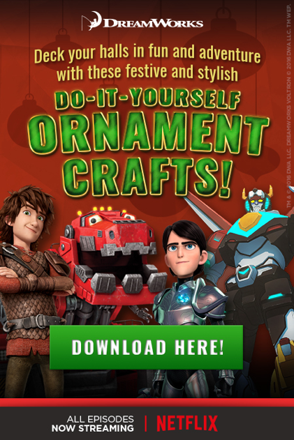 Printable 3D Ornaments From Dreamworks Animation Dreamworks 