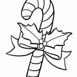 Printable Christmas Coloring Pages Candy Canes