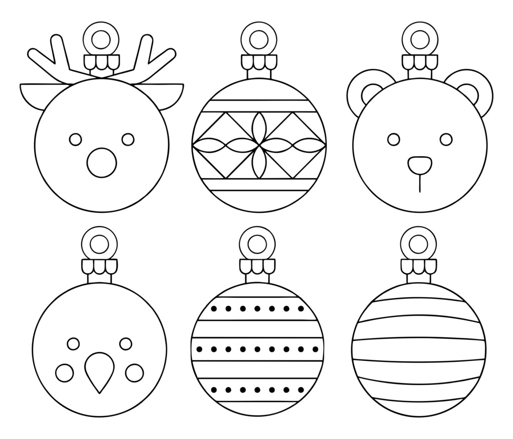 Printable Christmas Ornament Shapes Printable Word Searches