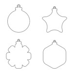 Printable Christmas Ornament Shapes Printable Word Searches