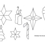 Printable Christmas Ornaments Christmas Ornament Pattern Glass