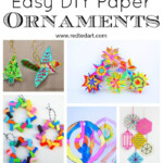 Printable Paper Christmas Ornament DIY Christmas Ornament Home Living