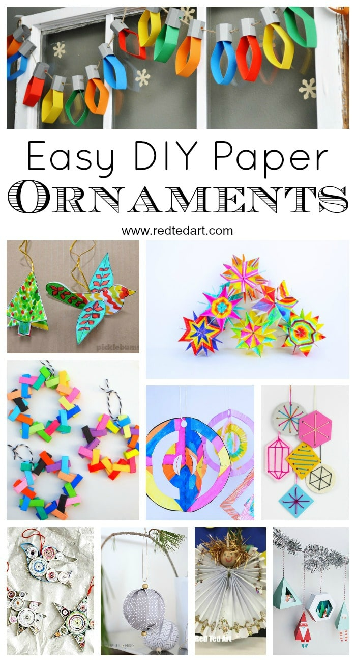 Printable Paper Christmas Ornament DIY Christmas Ornament Home Living 