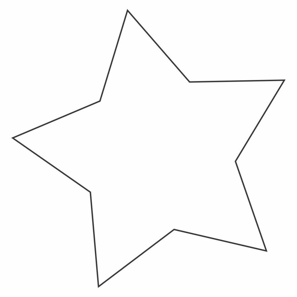 Printable Star Template Printable Form Templates And Letter