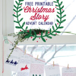 RedBirdBlue Free Printable Christmas Story Advent Calendar