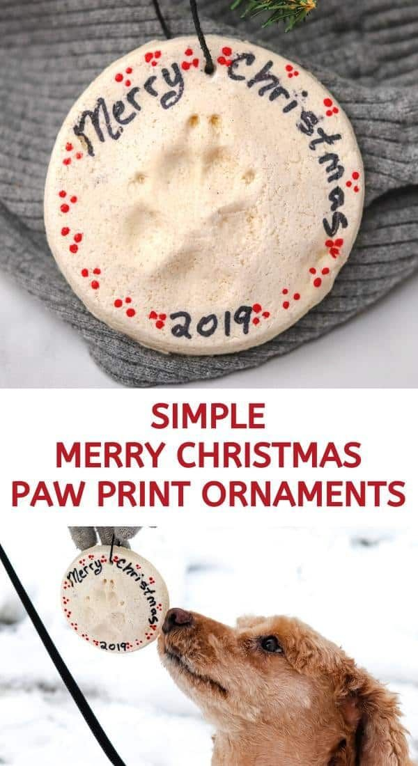 Salt Dough Paw Print Ornament To Make Paw Print Ornament Salt Dough 