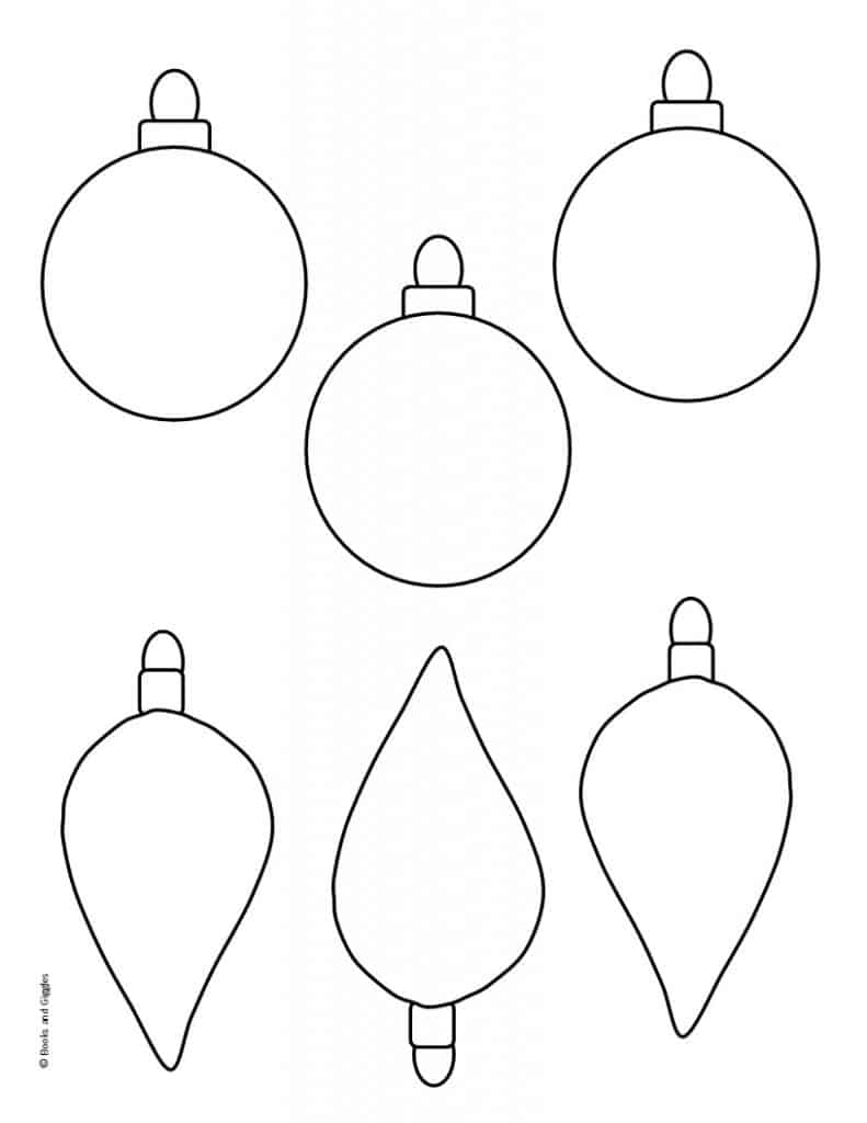 Shiny Kids Printable Christmas Ornament Craft