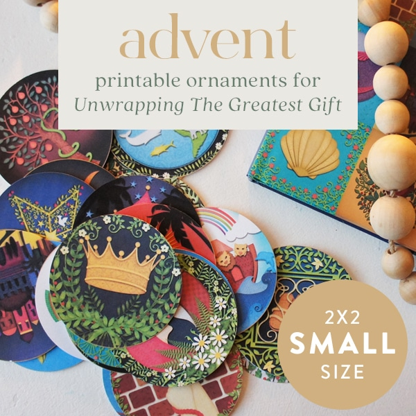 Small Printable Color Ornaments For Unwrapping The Greatest Gift Ann