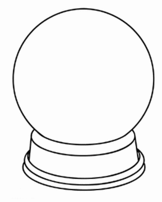 Snow Globes Coloring Pages Coloring Home