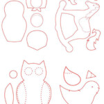 Template Free Printable Felt Christmas Ornament Patterns FREE