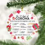 The 12 Days Of Corona Ornament The 12 Days Of Corona Pandemic