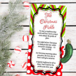 The Christmas Pickle Story INSTANT DOWNLOAD Holiday Etsy Christmas